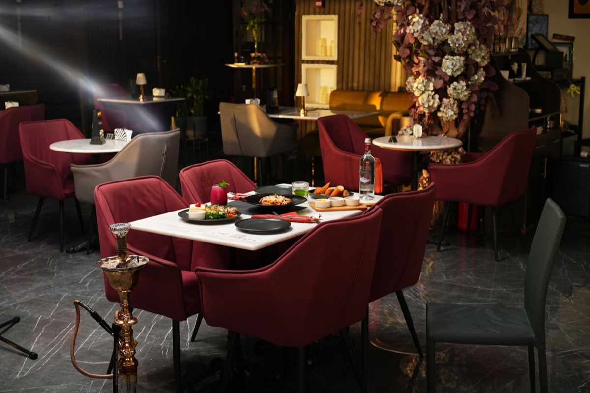 Restaurant interior representing a Gurgaon restaurant optimising for AI and voice search